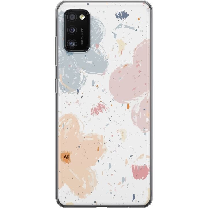 Mobiele hoes voor Samsung Galaxy A41 met Bloemen ontwerp in de groep SMARTPHONE & TABLETS / Mobielbescherming / Samsung bij TP E-commerce Nordic AB (A59537)