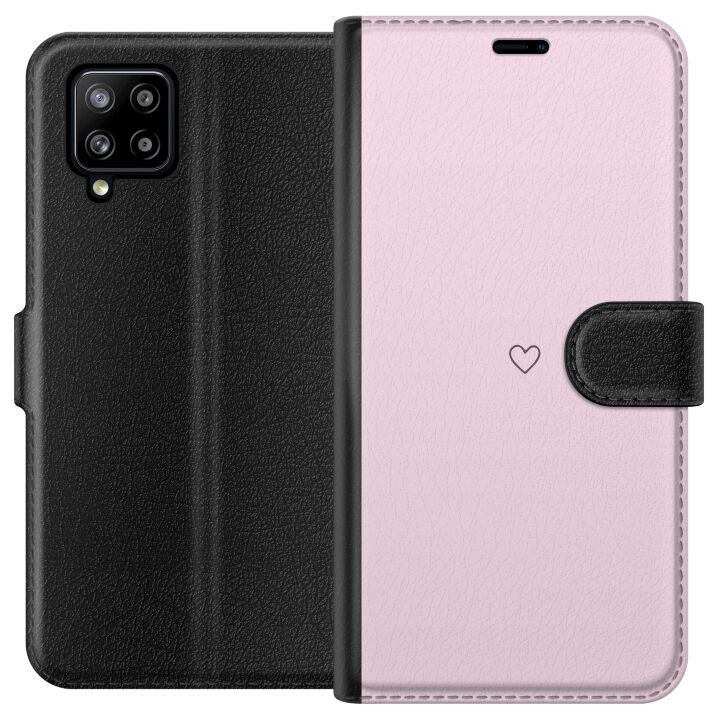 Portemonnee-hoesje voor Samsung Galaxy A42 5G met Hart ontwerp in de groep SMARTPHONE & TABLETS / Mobielbescherming / Samsung bij TP E-commerce Nordic AB (A59571)