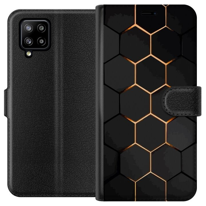 Portemonnee-hoesje voor Samsung Galaxy A42 5G met Luxe Patroon ontwerp in de groep SMARTPHONE & TABLETS / Mobielbescherming / Samsung bij TP E-commerce Nordic AB (A59577)