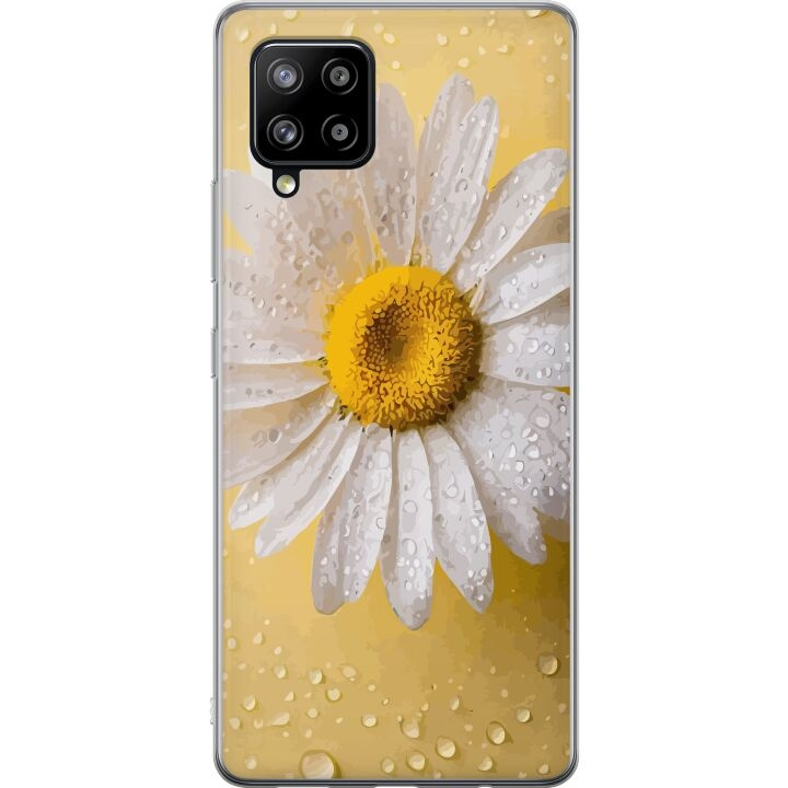 Mobiele hoes voor Samsung Galaxy A42 5G met Porseleinbloem ontwerp in de groep SMARTPHONE & TABLETS / Mobielbescherming / Samsung bij TP E-commerce Nordic AB (A59579)