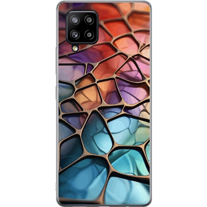 Mobiele hoes voor Samsung Galaxy A42 5G met Metallic patroon ontwerp in de groep SMARTPHONE & TABLETS / Mobielbescherming / Samsung bij TP E-commerce Nordic AB (A59589)