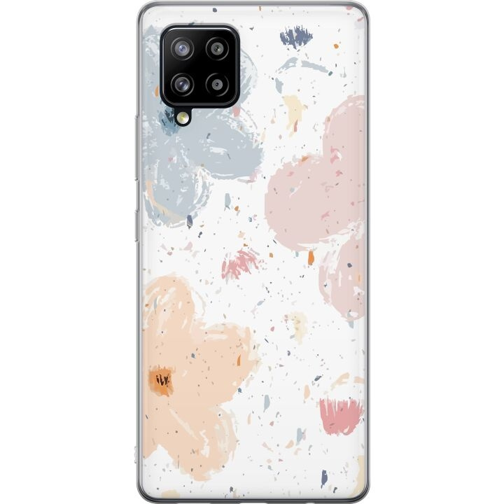 Mobiele hoes voor Samsung Galaxy A42 5G met Bloemen ontwerp in de groep SMARTPHONE & TABLETS / Mobielbescherming / Samsung bij TP E-commerce Nordic AB (A59591)