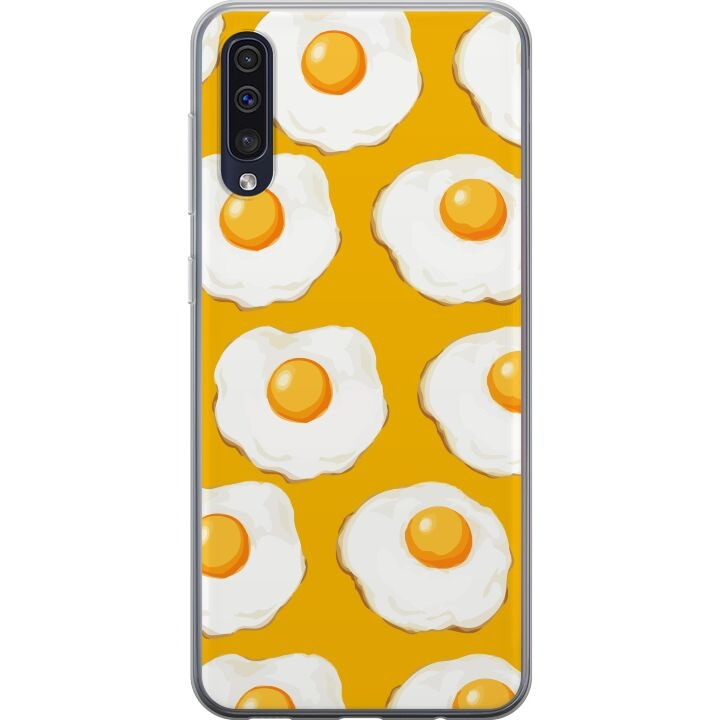 Mobiele hoes voor Samsung Galaxy A50 met Gebakken ei ontwerp in de groep SMARTPHONE & TABLETS / Mobielbescherming / Samsung bij TP E-commerce Nordic AB (A59635)