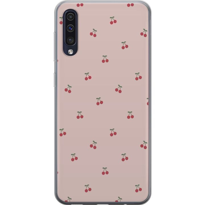 Mobiele hoes voor Samsung Galaxy A50 met Kersen ontwerp in de groep SMARTPHONE & TABLETS / Mobielbescherming / Samsung bij TP E-commerce Nordic AB (A59640)