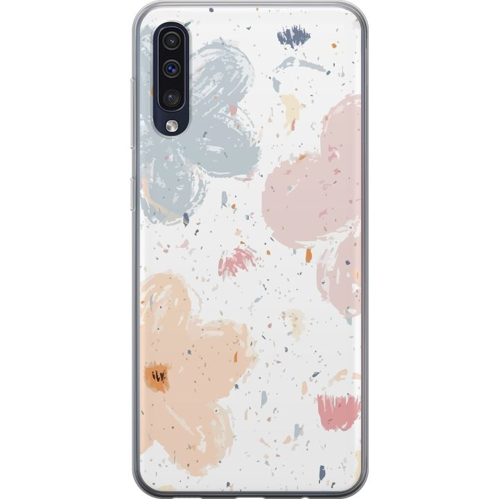 Mobiele hoes voor Samsung Galaxy A50 met Bloemen ontwerp in de groep SMARTPHONE & TABLETS / Mobielbescherming / Samsung bij TP E-commerce Nordic AB (A59645)