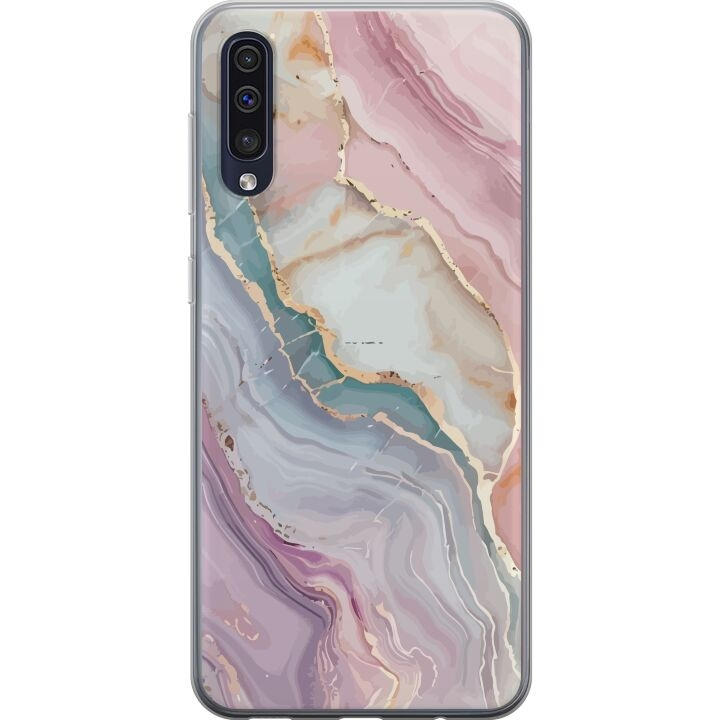 Mobiele hoes voor Samsung Galaxy A50 met Marmer ontwerp in de groep SMARTPHONE & TABLETS / Mobielbescherming / Samsung bij TP E-commerce Nordic AB (A59655)