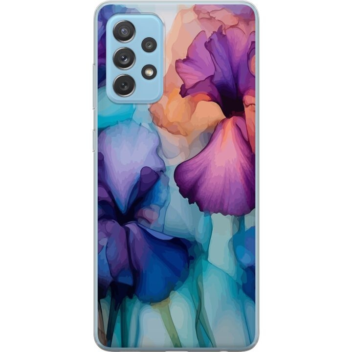 Mobiele hoes voor Samsung Galaxy A52 5G met Magische bloemen ontwerp in de groep SMARTPHONE & TABLETS / Mobielbescherming / Samsung bij TP E-commerce Nordic AB (A59744)