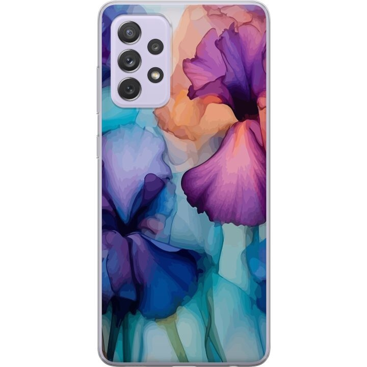 Mobiele hoes voor Samsung Galaxy A52s 5G met Magische bloemen ontwerp in de groep SMARTPHONE & TABLETS / Mobielbescherming / Samsung bij TP E-commerce Nordic AB (A59798)