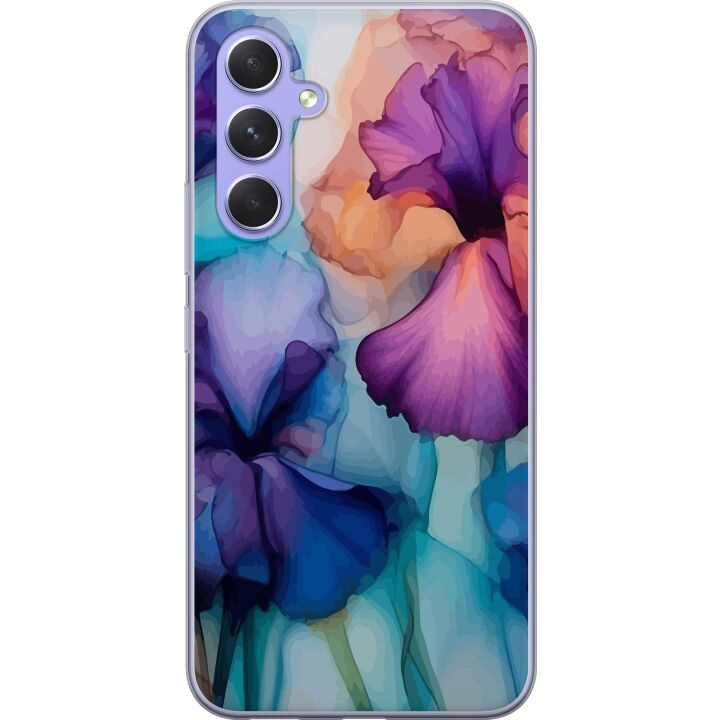 Mobiele hoes voor Samsung Galaxy A54 met Magische bloemen ontwerp in de groep SMARTPHONE & TABLETS / Mobielbescherming / Samsung bij TP E-commerce Nordic AB (A59906)