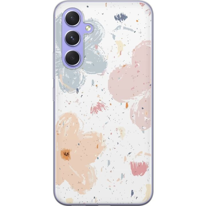 Mobiele hoes voor Samsung Galaxy A54 met Bloemen ontwerp in de groep SMARTPHONE & TABLETS / Mobielbescherming / Samsung bij TP E-commerce Nordic AB (A59915)