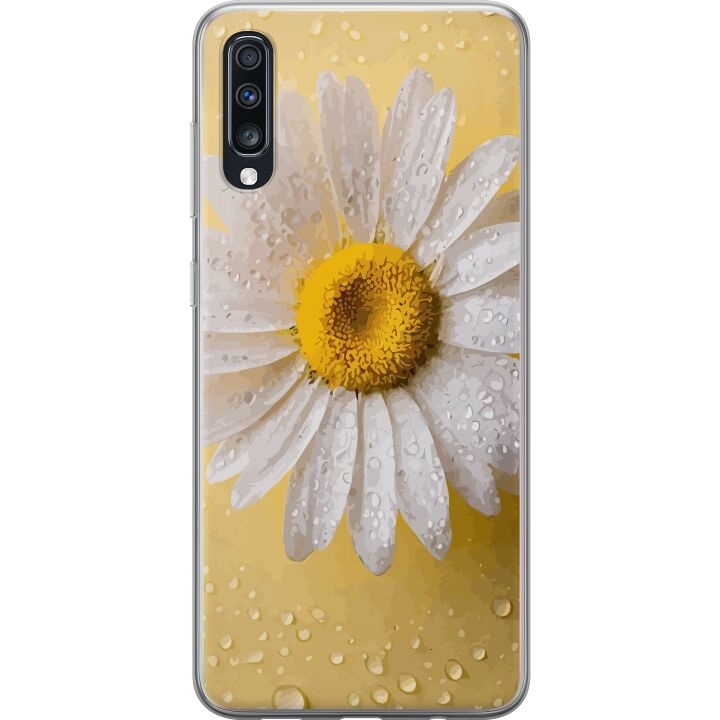 Mobiele hoes voor Samsung Galaxy A70 met Porseleinbloem ontwerp in de groep SMARTPHONE & TABLETS / Mobielbescherming / Samsung bij TP E-commerce Nordic AB (A60011)