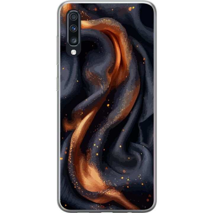 Mobiele hoes voor Samsung Galaxy A70 met Vurig zijde ontwerp in de groep SMARTPHONE & TABLETS / Mobielbescherming / Samsung bij TP E-commerce Nordic AB (A60012)