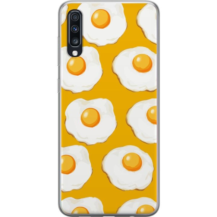 Mobiele hoes voor Samsung Galaxy A70 met Gebakken ei ontwerp in de groep SMARTPHONE & TABLETS / Mobielbescherming / Samsung bij TP E-commerce Nordic AB (A60013)