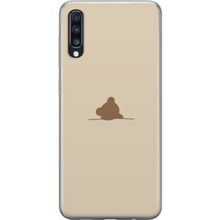 Mobiele hoes voor Samsung Galaxy A70 met Nalle ontwerp in de groep SMARTPHONE & TABLETS / Mobielbescherming / Samsung bij TP E-commerce Nordic AB (A60031)