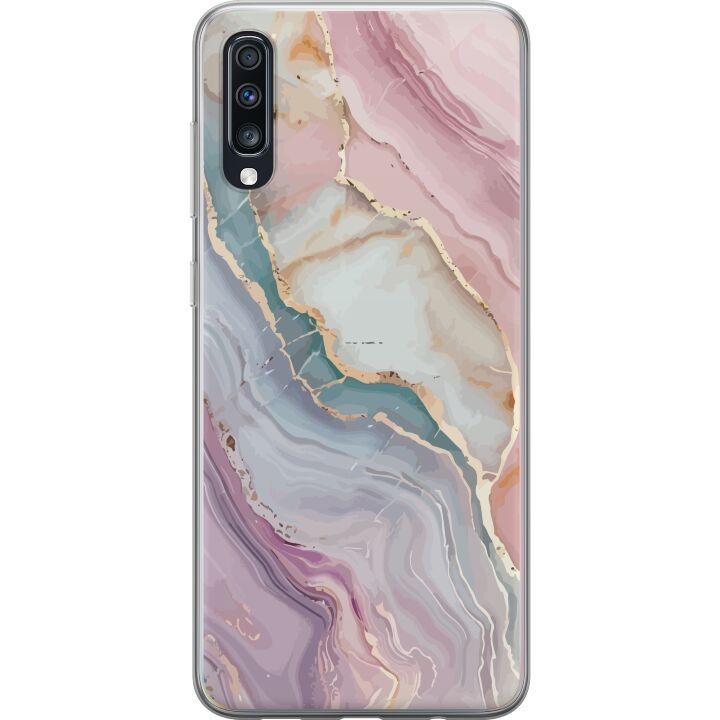 Mobiele hoes voor Samsung Galaxy A70 met Marmer ontwerp in de groep SMARTPHONE & TABLETS / Mobielbescherming / Samsung bij TP E-commerce Nordic AB (A60033)