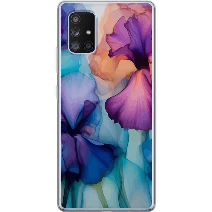 Mobiele hoes voor Samsung Galaxy A71 5G met Magische bloemen ontwerp in de groep SMARTPHONE & TABLETS / Mobielbescherming / Samsung bij TP E-commerce Nordic AB (A60095)