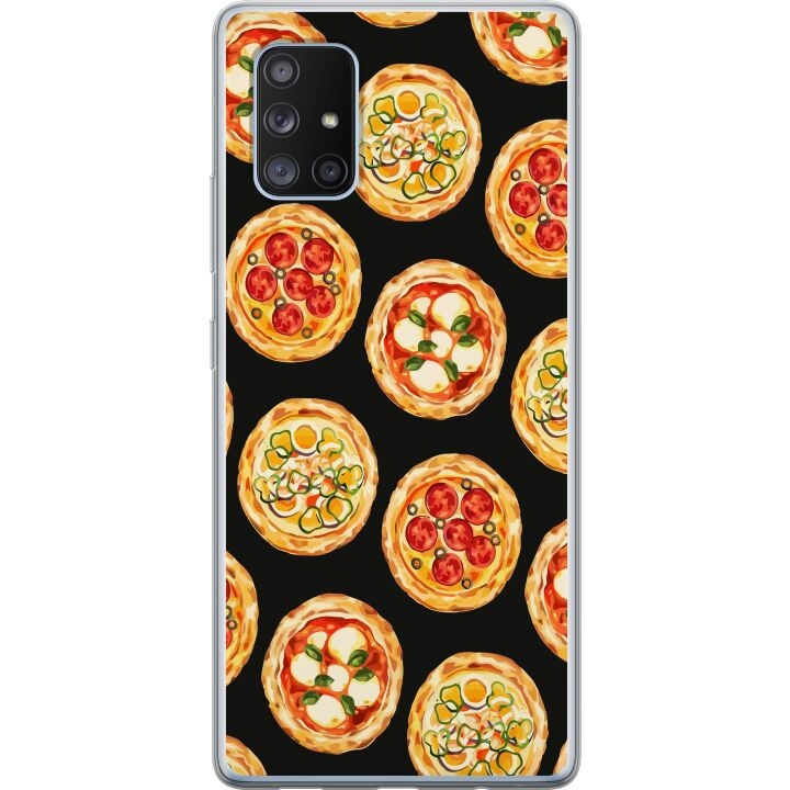 Mobiele hoes voor Samsung Galaxy A71 5G met Pizza ontwerp in de groep SMARTPHONE & TABLETS / Mobielbescherming / Samsung bij TP E-commerce Nordic AB (A60105)