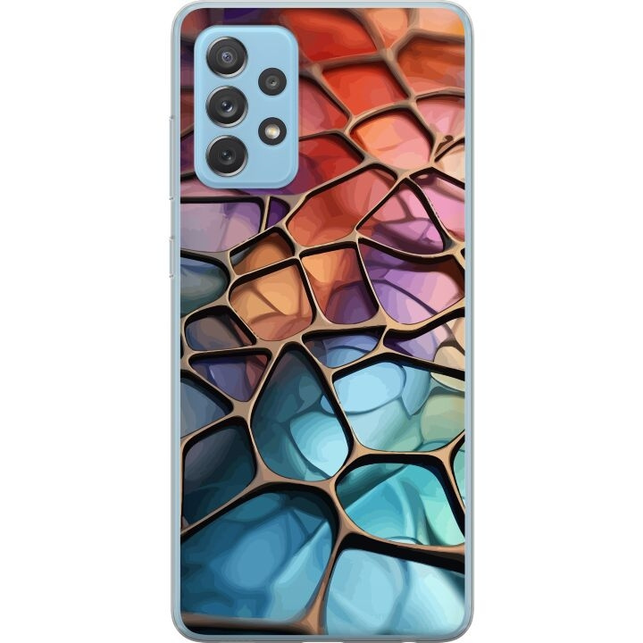 Mobiele hoes voor Samsung Galaxy A72 5G met Metallic patroon ontwerp in de groep SMARTPHONE & TABLETS / Mobielbescherming / Samsung bij TP E-commerce Nordic AB (A60156)