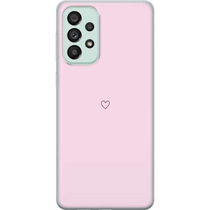 Mobiele hoes voor Samsung Galaxy A73 5G met Hart ontwerp in de groep SMARTPHONE & TABLETS / Mobielbescherming / Samsung bij TP E-commerce Nordic AB (A60192)