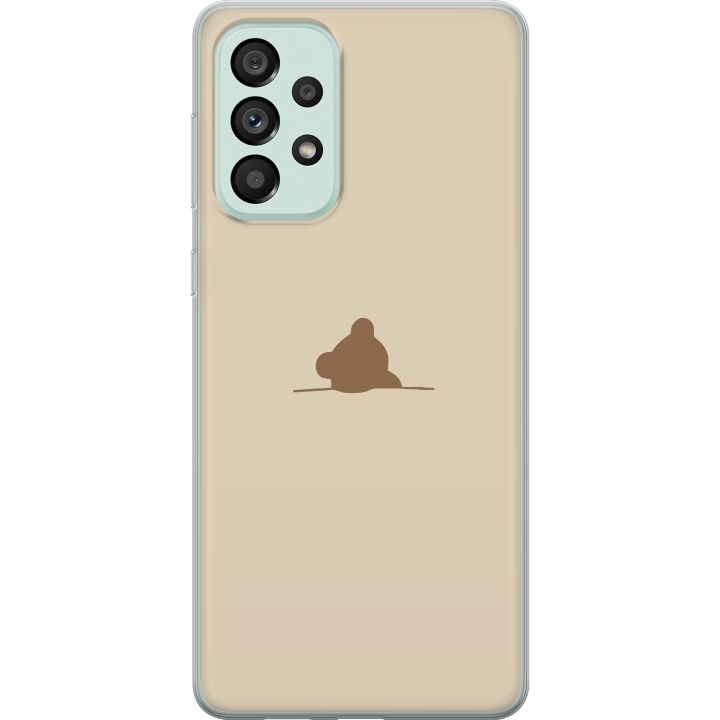 Mobiele hoes voor Samsung Galaxy A73 5G met Nalle ontwerp in de groep SMARTPHONE & TABLETS / Mobielbescherming / Samsung bij TP E-commerce Nordic AB (A60193)