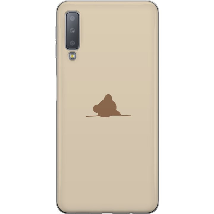 Mobiele hoes voor Samsung Galaxy A7 (2018) met Nalle ontwerp in de groep SMARTPHONE & TABLETS / Mobielbescherming / Samsung bij TP E-commerce Nordic AB (A60220)