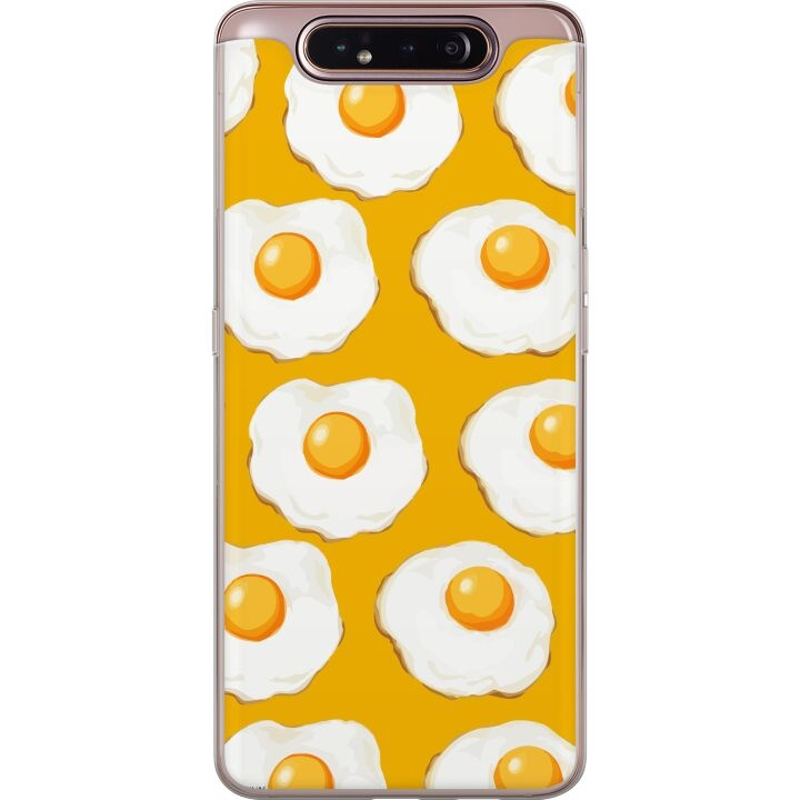 Mobiele hoes voor Samsung Galaxy A80 met Gebakken ei ontwerp in de groep SMARTPHONE & TABLETS / Mobielbescherming / Samsung bij TP E-commerce Nordic AB (A60229)