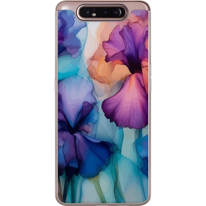 Mobiele hoes voor Samsung Galaxy A80 met Magische bloemen ontwerp in de groep SMARTPHONE & TABLETS / Mobielbescherming / Samsung bij TP E-commerce Nordic AB (A60230)