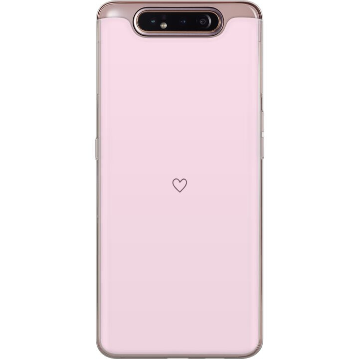 Mobiele hoes voor Samsung Galaxy A80 met Hart ontwerp in de groep SMARTPHONE & TABLETS / Mobielbescherming / Samsung bij TP E-commerce Nordic AB (A60246)