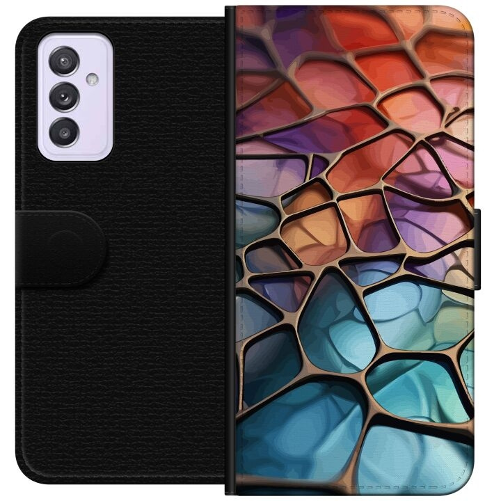 Portemonnee-hoesje voor Samsung Galaxy A82 5G met Metallic patroon ontwerp in de groep SMARTPHONE & TABLETS / Mobielbescherming / Samsung bij TP E-commerce Nordic AB (A60264)