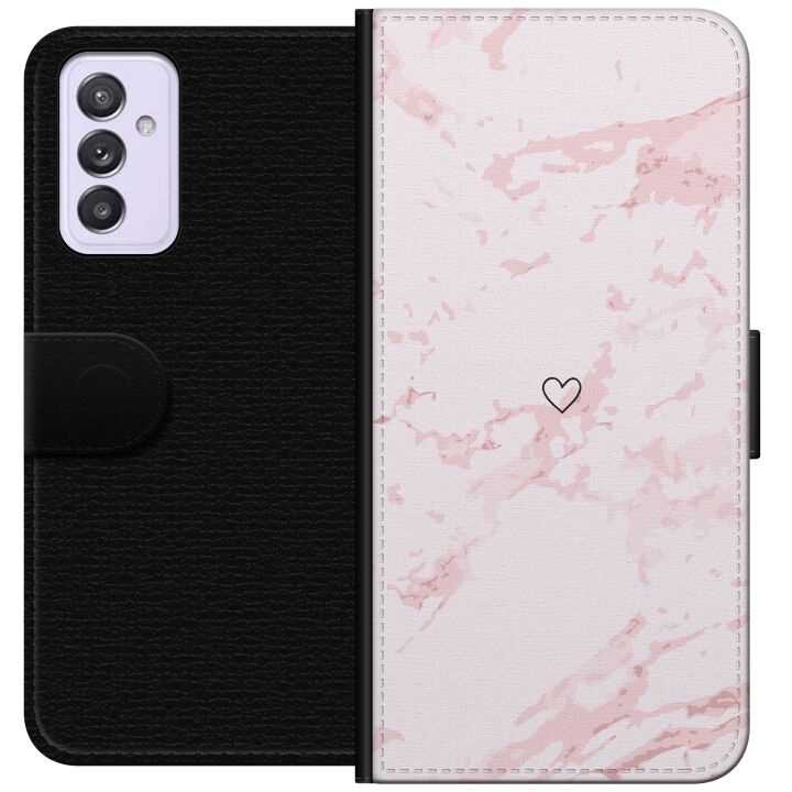 Portemonnee-hoesje voor Samsung Galaxy A82 5G met Roze Hart ontwerp in de groep SMARTPHONE & TABLETS / Mobielbescherming / Samsung bij TP E-commerce Nordic AB (A60277)