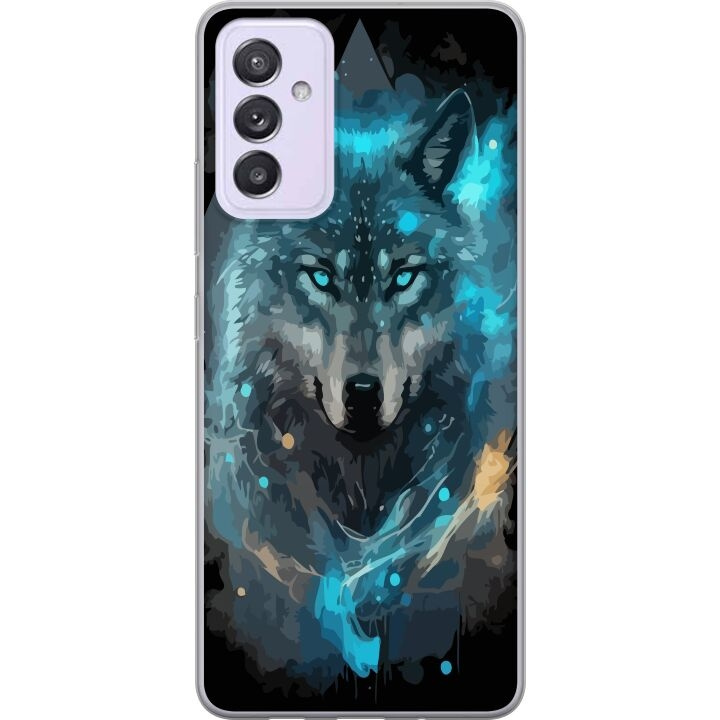 Mobiele hoes voor Samsung Galaxy A82 5G met Wolf ontwerp in de groep SMARTPHONE & TABLETS / Mobielbescherming / Samsung bij TP E-commerce Nordic AB (A60286)