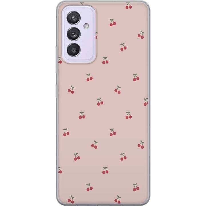 Mobiele hoes voor Samsung Galaxy A82 5G met Kersen ontwerp in de groep SMARTPHONE & TABLETS / Mobielbescherming / Samsung bij TP E-commerce Nordic AB (A60288)