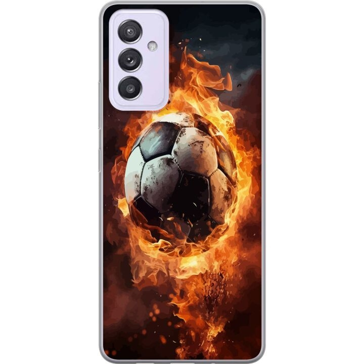 Mobiele hoes voor Samsung Galaxy A82 5G met Voetbal ontwerp in de groep SMARTPHONE & TABLETS / Mobielbescherming / Samsung bij TP E-commerce Nordic AB (A60302)