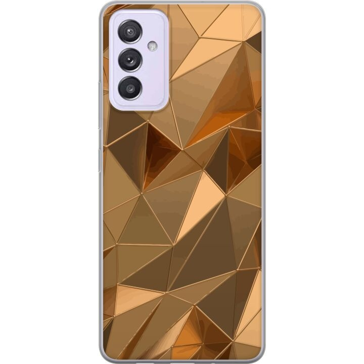 Mobiele hoes voor Samsung Galaxy A82 5G met 3D Goud ontwerp in de groep SMARTPHONE & TABLETS / Mobielbescherming / Samsung bij TP E-commerce Nordic AB (A60305)