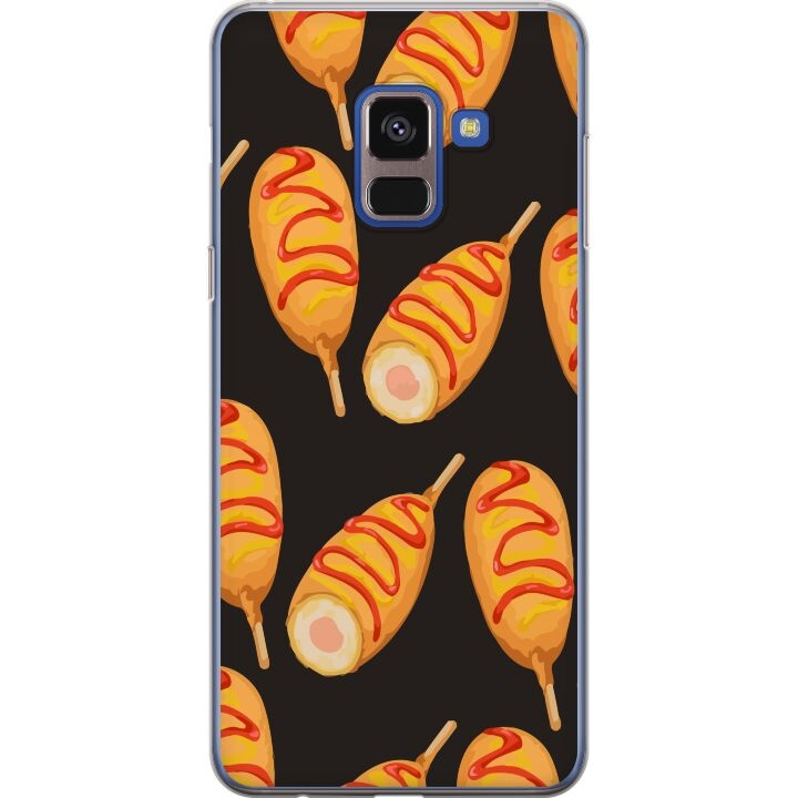 Mobiele hoes voor Samsung Galaxy A8 (2018) met Kippenpoot ontwerp in de groep SMARTPHONE & TABLETS / Mobielbescherming / Samsung bij TP E-commerce Nordic AB (A60317)