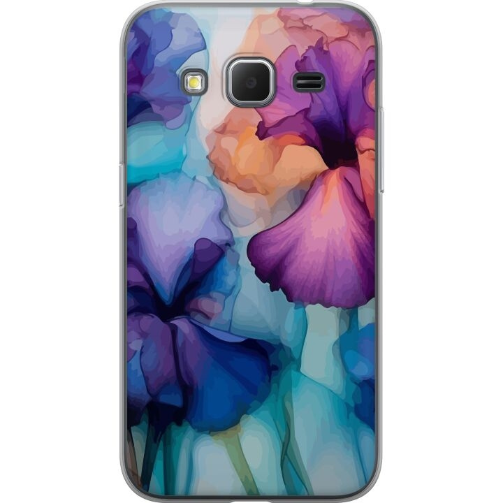 Mobiele hoes voor Samsung Galaxy Core Prime met Magische bloemen ontwerp in de groep SMARTPHONE & TABLETS / Mobielbescherming / Samsung bij TP E-commerce Nordic AB (A60365)