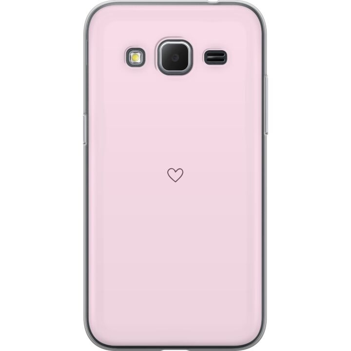 Mobiele hoes voor Samsung Galaxy Core Prime met Hart ontwerp in de groep SMARTPHONE & TABLETS / Mobielbescherming / Samsung bij TP E-commerce Nordic AB (A60381)