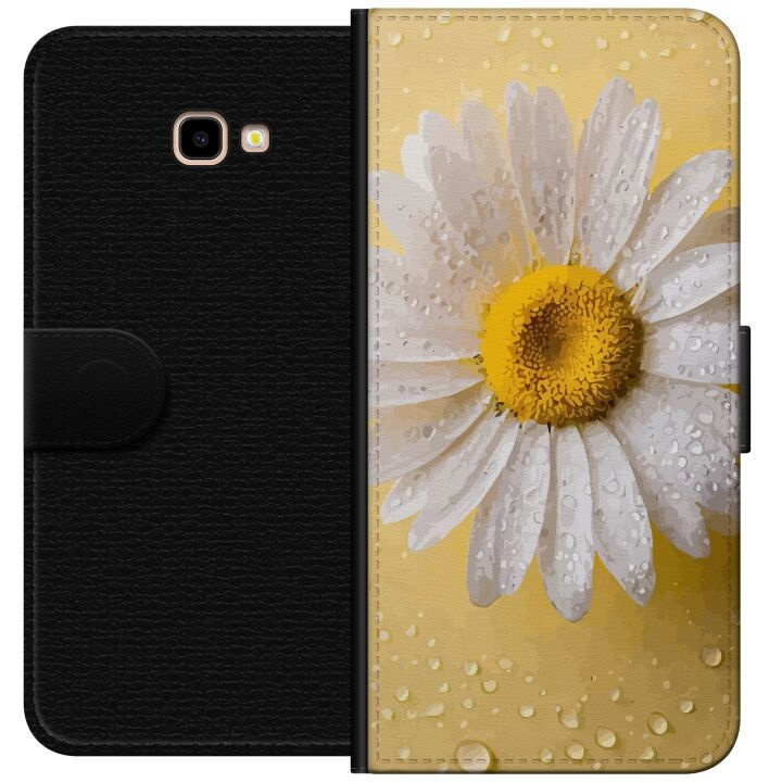 Portemonnee-hoesje voor Samsung Galaxy J4+ met Porseleinbloem ontwerp in de groep SMARTPHONE & TABLETS / Mobielbescherming / Samsung bij TP E-commerce Nordic AB (A60389)