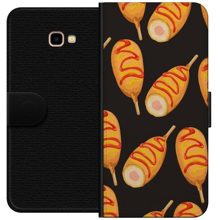 Portemonnee-hoesje voor Samsung Galaxy J4+ met Kippenpoot ontwerp in de groep SMARTPHONE & TABLETS / Mobielbescherming / Samsung bij TP E-commerce Nordic AB (A60398)