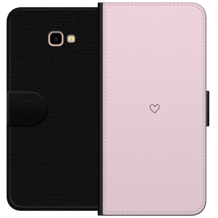 Portemonnee-hoesje voor Samsung Galaxy J4+ met Hart ontwerp in de groep SMARTPHONE & TABLETS / Mobielbescherming / Samsung bij TP E-commerce Nordic AB (A60408)