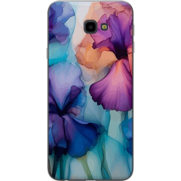 Mobiele hoes voor Samsung Galaxy J4+ met Magische bloemen ontwerp in de groep SMARTPHONE & TABLETS / Mobielbescherming / Samsung bij TP E-commerce Nordic AB (A60419)