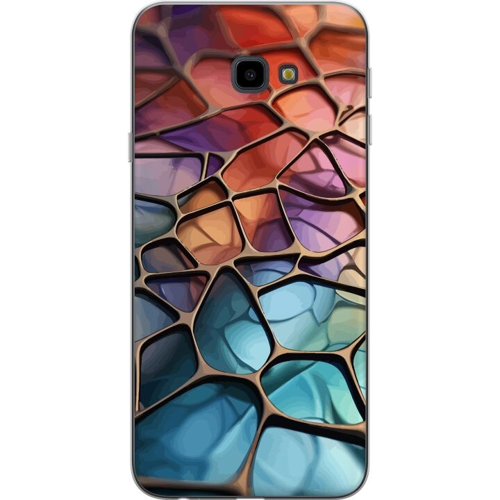 Mobiele hoes voor Samsung Galaxy J4+ met Metallic patroon ontwerp in de groep SMARTPHONE & TABLETS / Mobielbescherming / Samsung bij TP E-commerce Nordic AB (A60426)