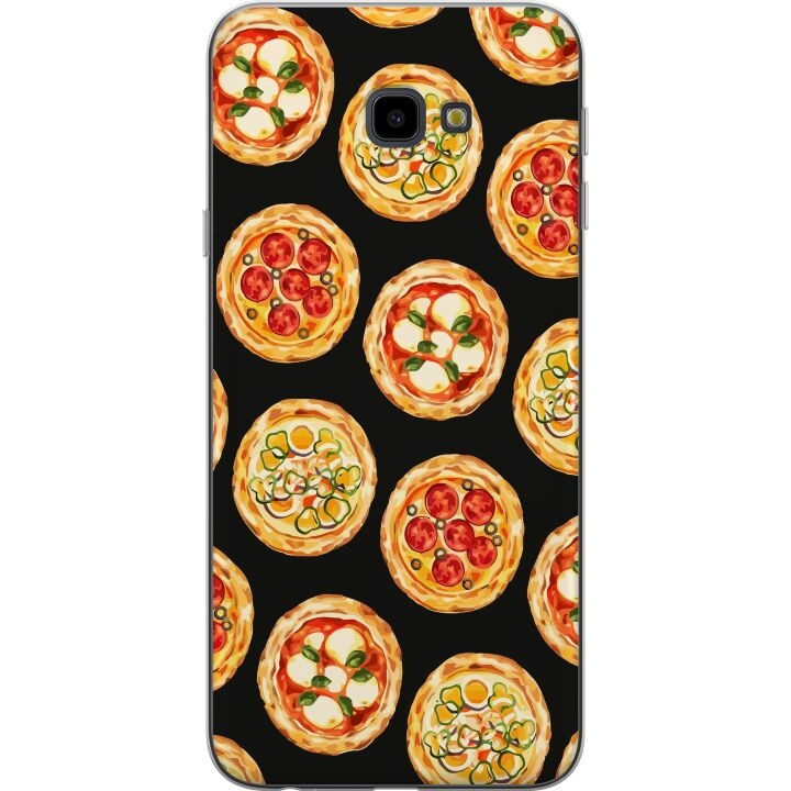 Mobiele hoes voor Samsung Galaxy J4+ met Pizza ontwerp in de groep SMARTPHONE & TABLETS / Mobielbescherming / Samsung bij TP E-commerce Nordic AB (A60429)