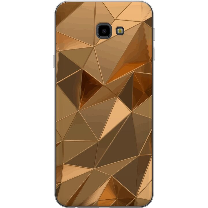 Mobiele hoes voor Samsung Galaxy J4+ met 3D Goud ontwerp in de groep SMARTPHONE & TABLETS / Mobielbescherming / Samsung bij TP E-commerce Nordic AB (A60440)