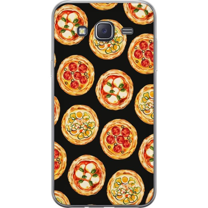 Mobiele hoes voor Samsung Galaxy J5 met Pizza ontwerp in de groep SMARTPHONE & TABLETS / Mobielbescherming / Samsung bij TP E-commerce Nordic AB (A60456)