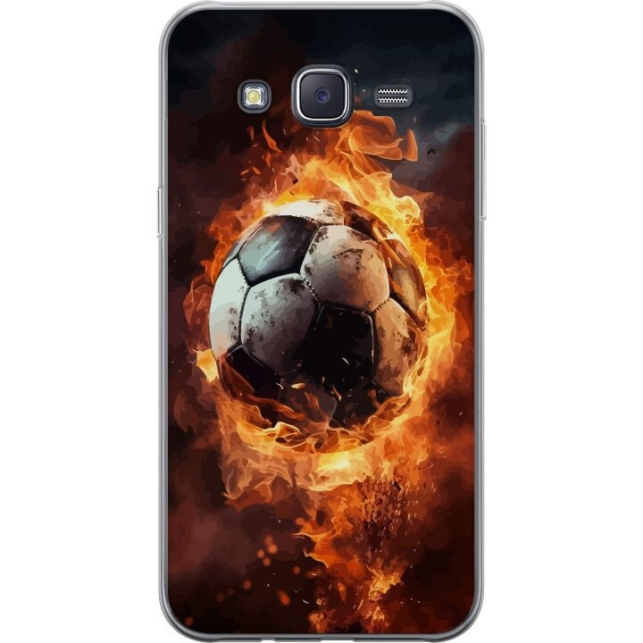 Mobiele hoes voor Samsung Galaxy J5 met Voetbal ontwerp in de groep SMARTPHONE & TABLETS / Mobielbescherming / Samsung bij TP E-commerce Nordic AB (A60464)