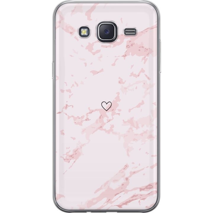 Mobiele hoes voor Samsung Galaxy J5 met Roze Hart ontwerp in de groep SMARTPHONE & TABLETS / Mobielbescherming / Samsung bij TP E-commerce Nordic AB (A60466)