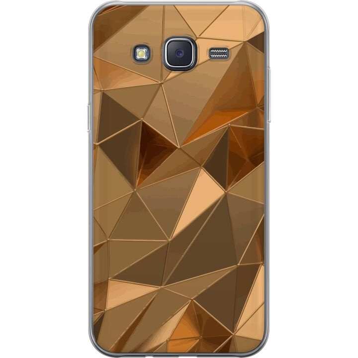 Mobiele hoes voor Samsung Galaxy J5 met 3D Goud ontwerp in de groep SMARTPHONE & TABLETS / Mobielbescherming / Samsung bij TP E-commerce Nordic AB (A60467)