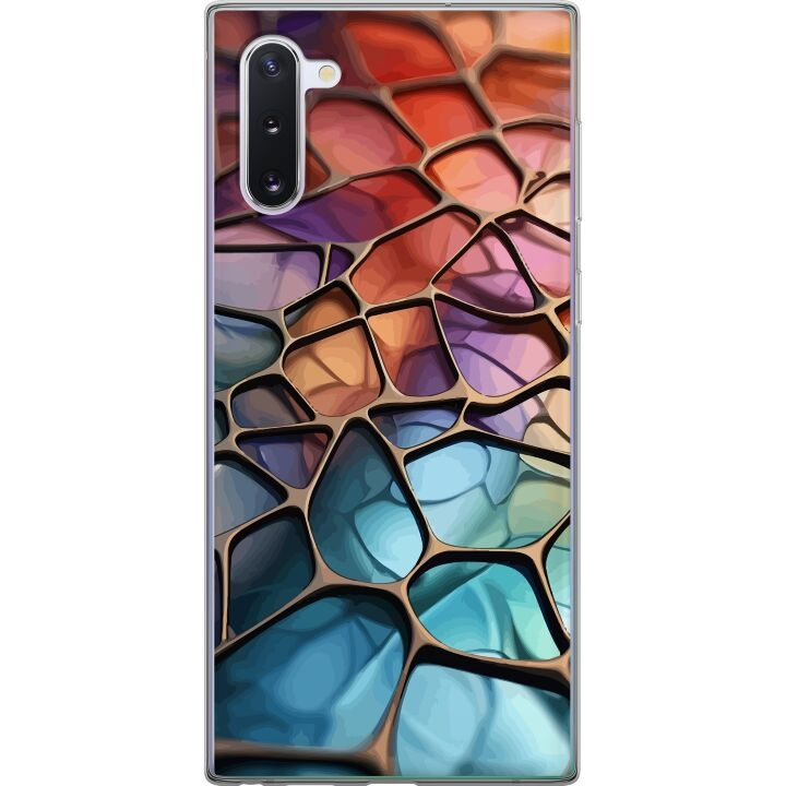 Mobiele hoes voor Samsung Galaxy Note10 met Metallic patroon ontwerp in de groep SMARTPHONE & TABLETS / Mobielbescherming / Samsung bij TP E-commerce Nordic AB (A60534)