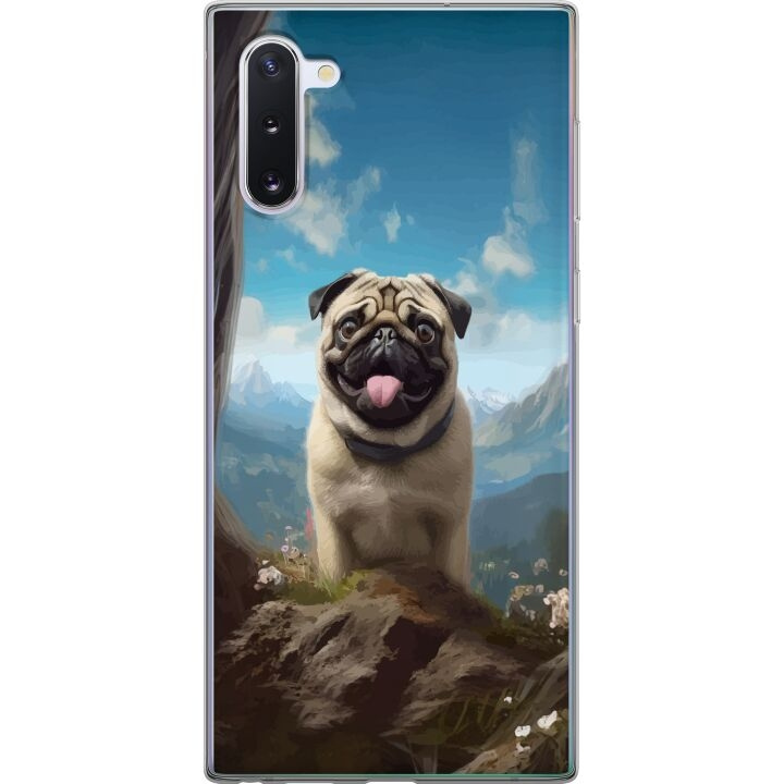 Mobiele hoes voor Samsung Galaxy Note10 met Blije Hond ontwerp in de groep SMARTPHONE & TABLETS / Mobielbescherming / Samsung bij TP E-commerce Nordic AB (A60542)